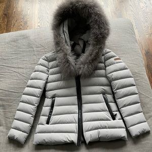 Girls Mackage Jacket With Fur hood